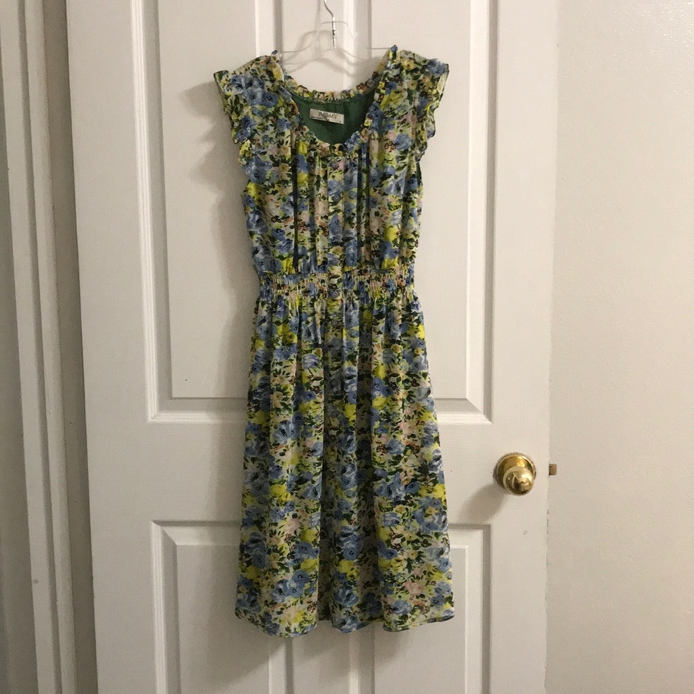 Floral knee length dress